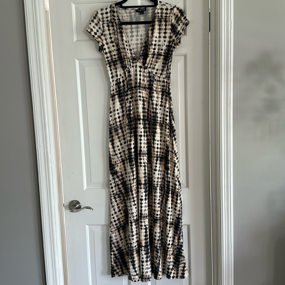 Timing tie dye dress